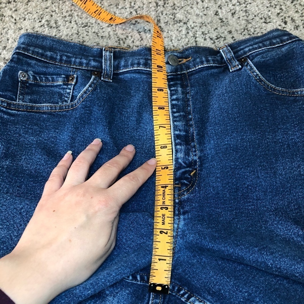 Levi’s 550 Relaxed Fit & Tapered Leg Blue Jeans Size 10 - Picture 10 of 13